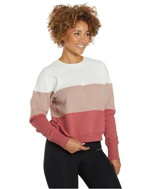 Spiritual Gangster Colorblock Triblock Bridget Raglan Pullover Sweatshirt MED